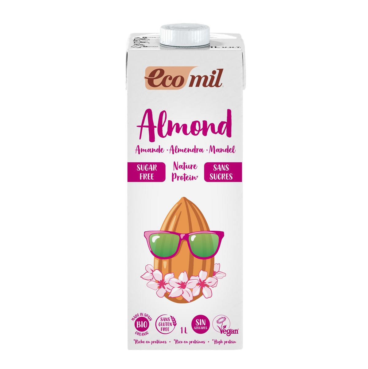 Amandeldrink met proteïne zonder suiker