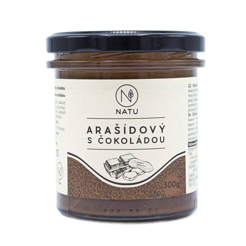 NATU Pindakaas met Pure Chocolade 300 g